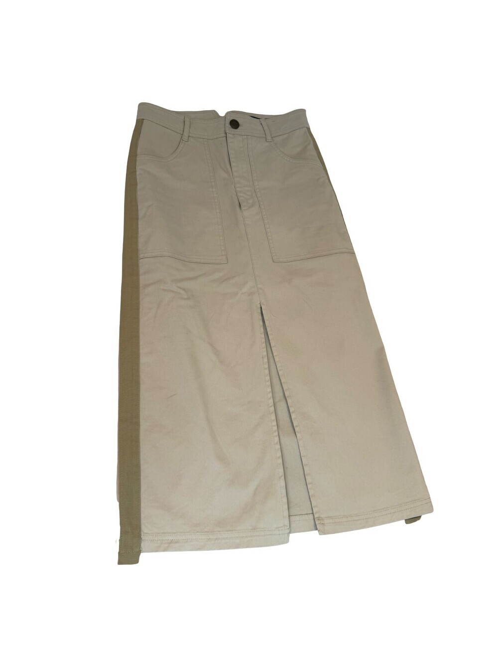 Zara Classic Long Two Toned Tan Skirt - Size S